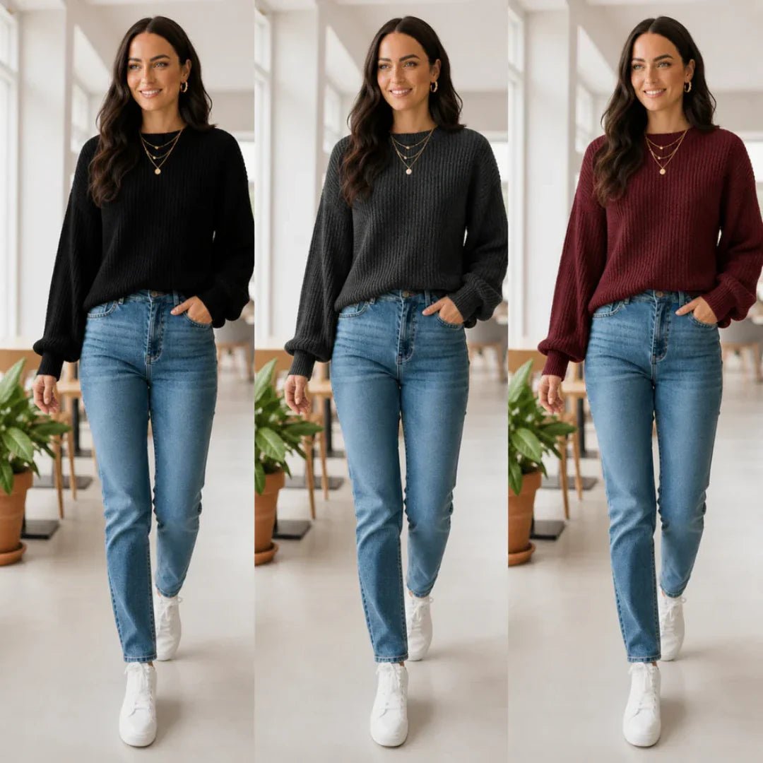 (KIT COM 3) Suéter Tricot Feminino | PROMOÇÃO OUTONO - Mariana Modas