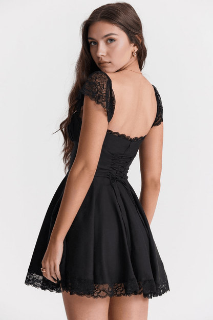 Vestido Bustier de Renda Jasmin - Mariana Modas