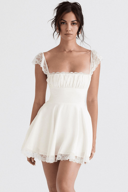 Vestido Bustier de Renda Jasmin - Mariana Modas