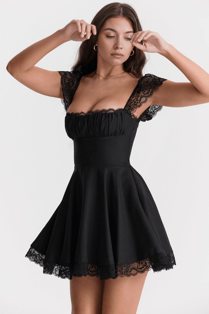 Vestido Bustier de Renda Jasmin - Mariana Modas