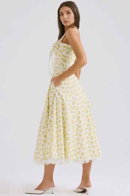 Vestido Bustier de Renda Valentina - Mariana Modas