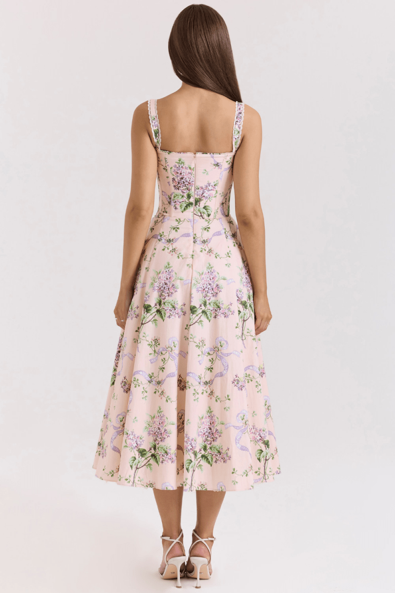 Vestido Bustier de Renda Valentina - Mariana Modas