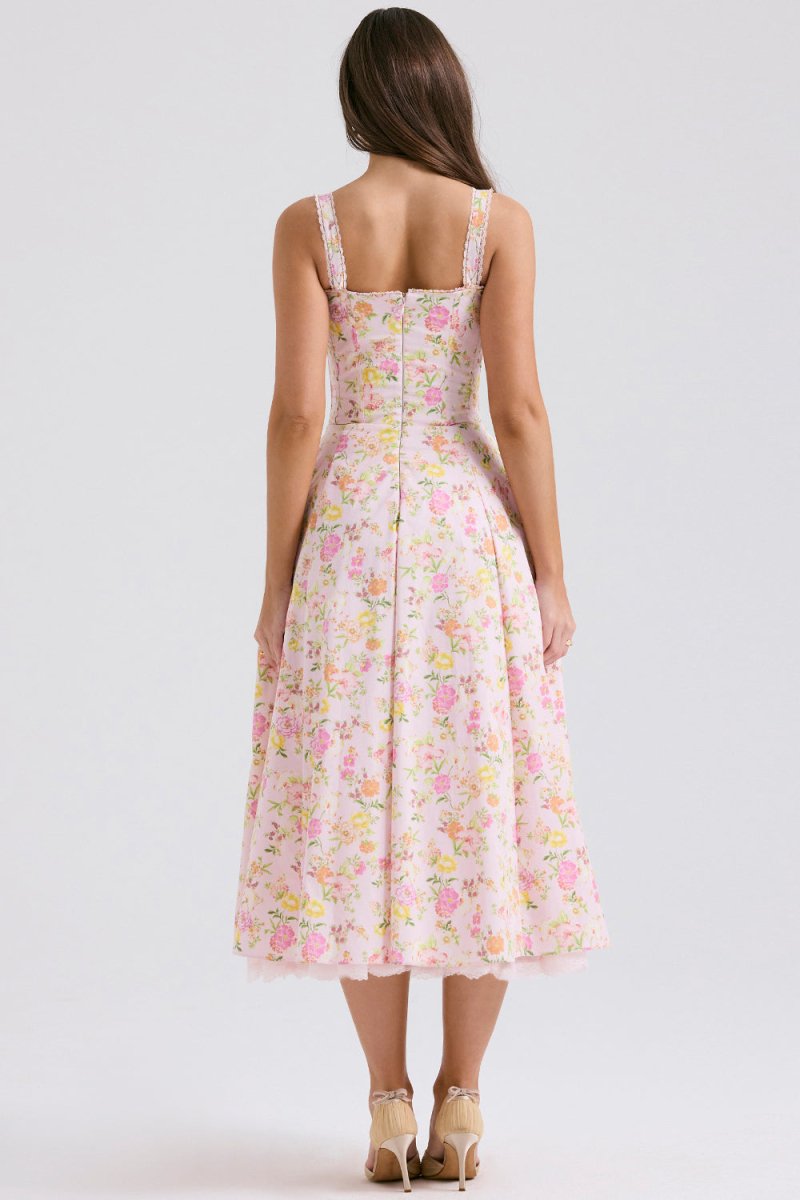 Vestido Bustier de Renda Valentina - Mariana Modas