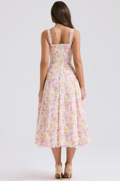 Vestido Bustier de Renda Valentina - Mariana Modas