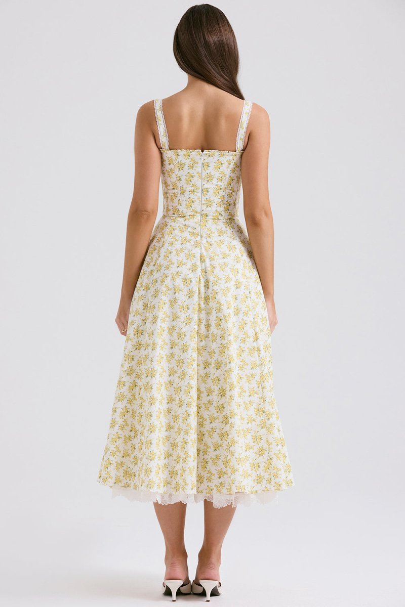 Vestido Bustier de Renda Valentina - Mariana Modas