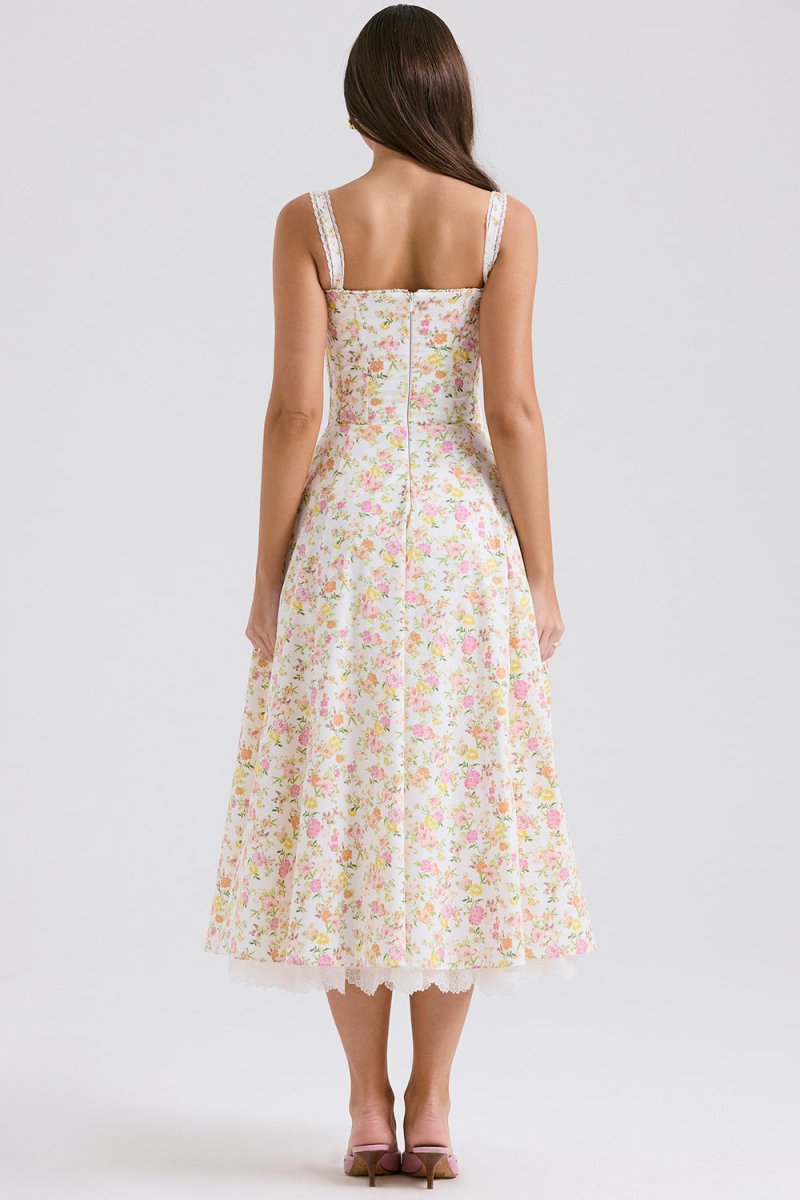 Vestido Bustier de Renda Valentina - Mariana Modas