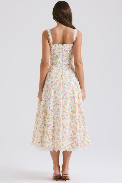 Vestido Bustier de Renda Valentina - Mariana Modas
