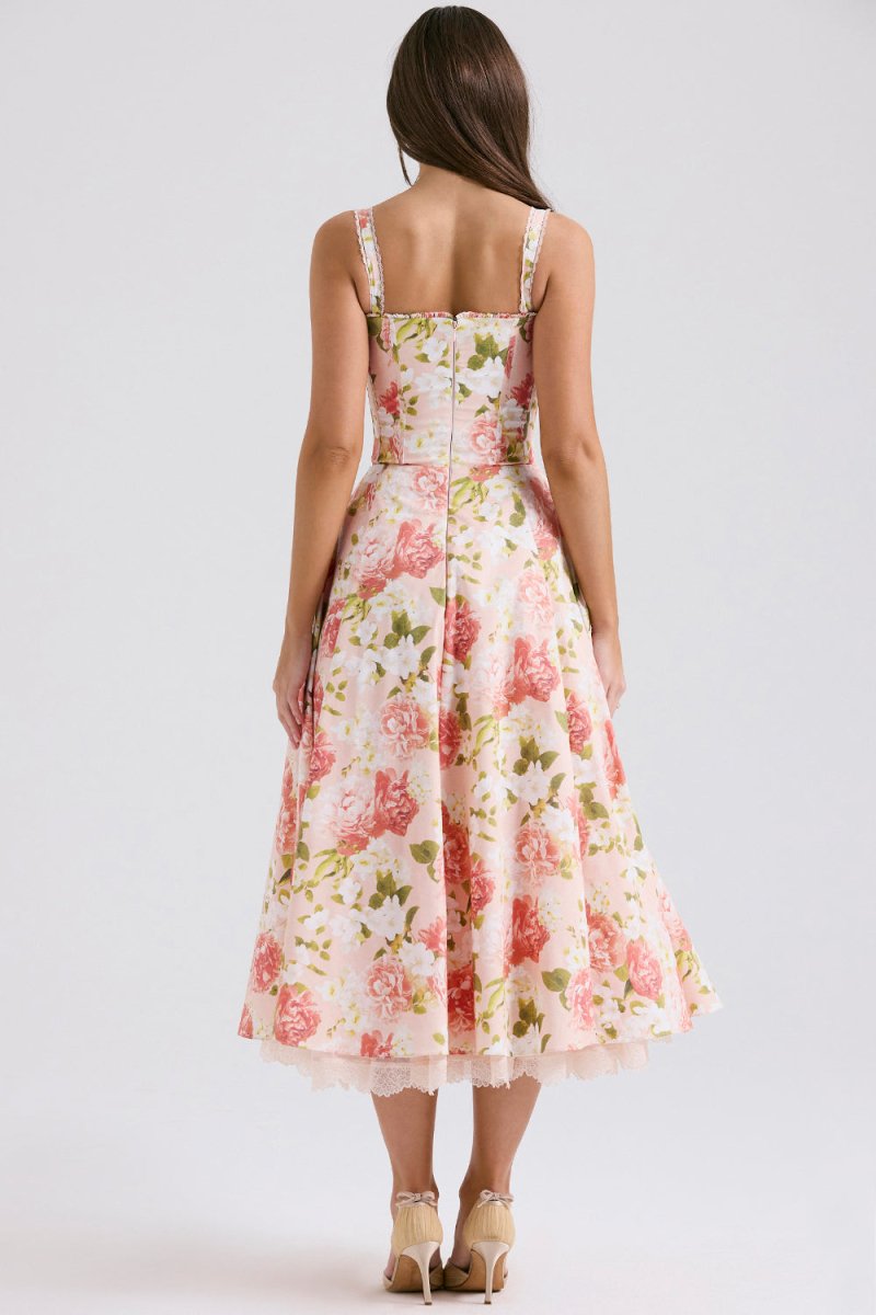 Vestido Bustier de Renda Valentina - Mariana Modas