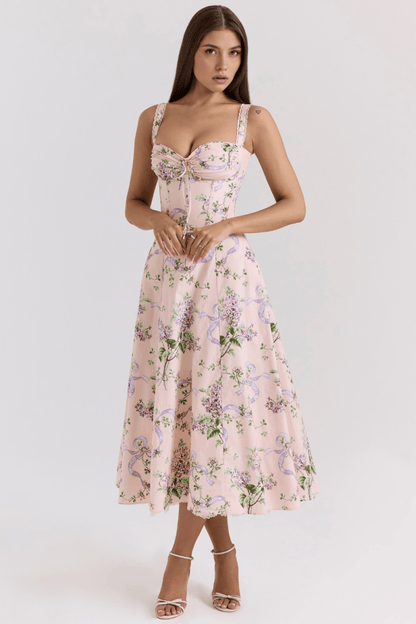 Vestido Bustier de Renda Valentina - Mariana Modas