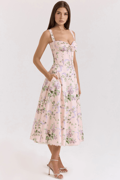 Vestido Bustier de Renda Valentina - Mariana Modas