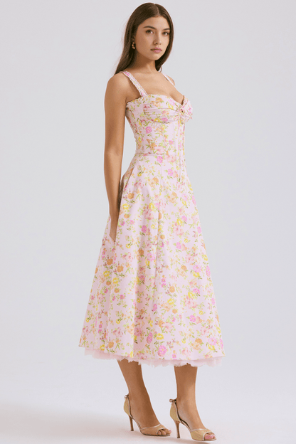Vestido Bustier de Renda Valentina - Mariana Modas