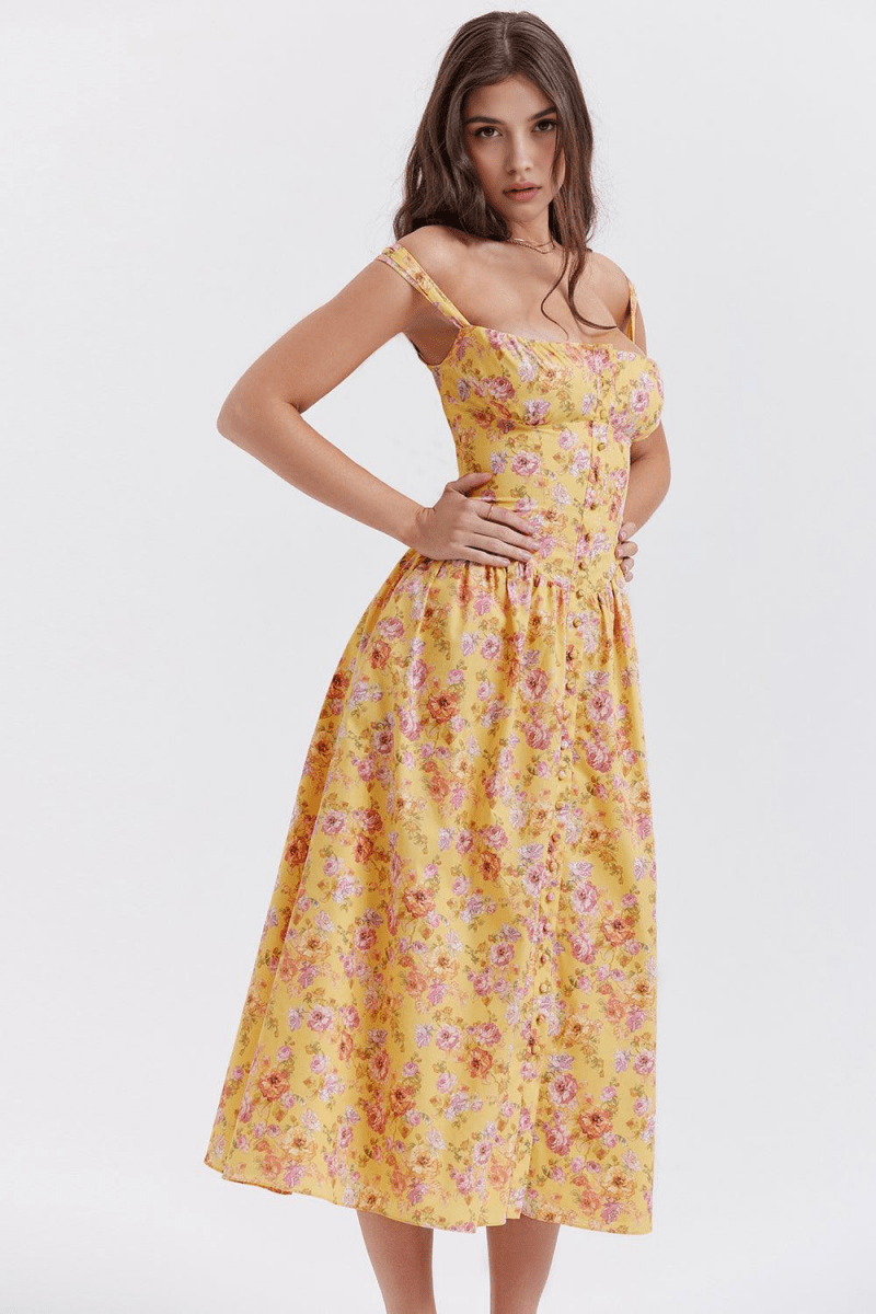 Vestido Bustier Lauren - Mariana Modas