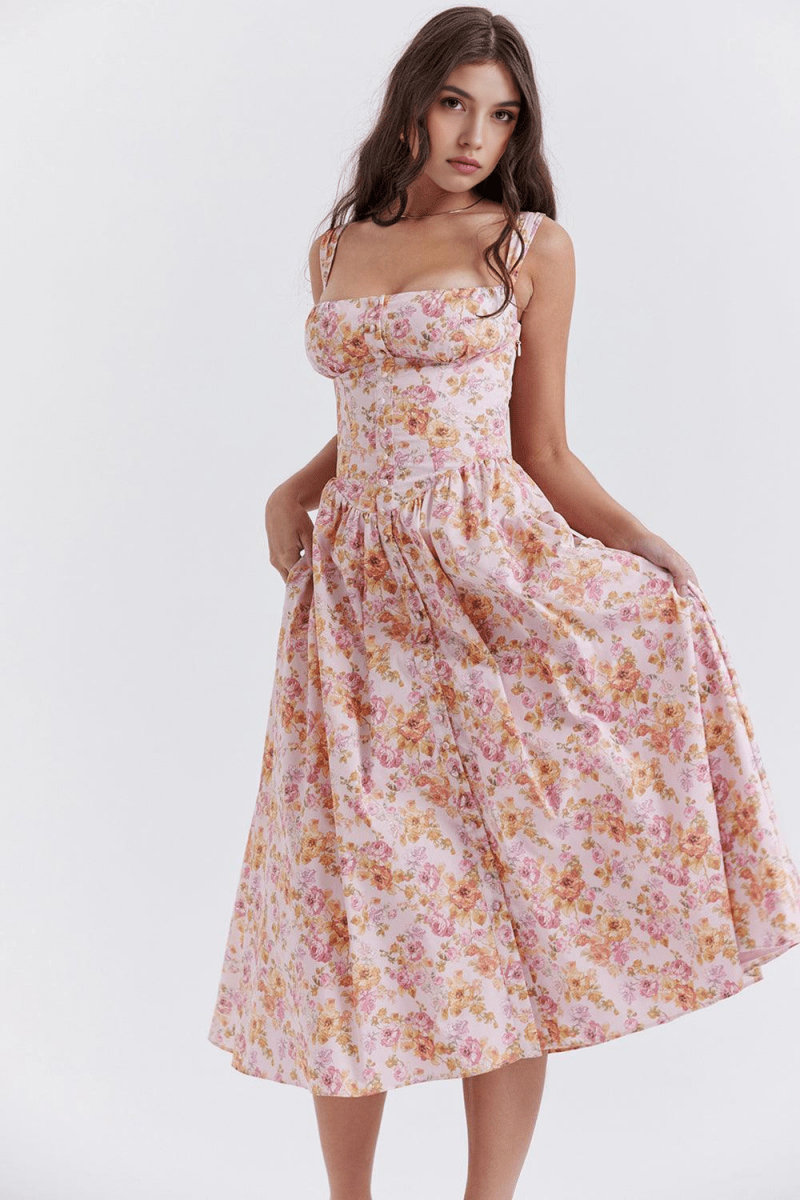 Vestido Bustier Lauren - Mariana Modas