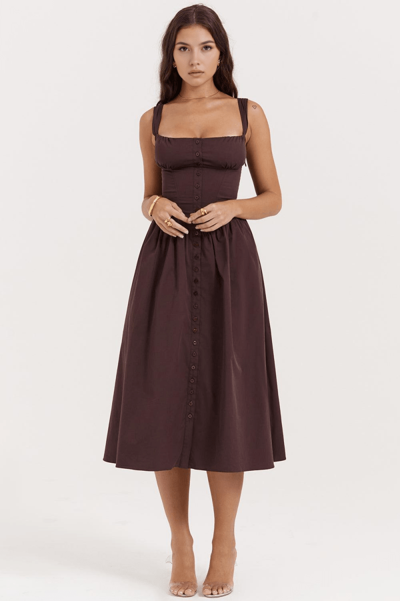 Vestido Bustier Lauren - Mariana Modas