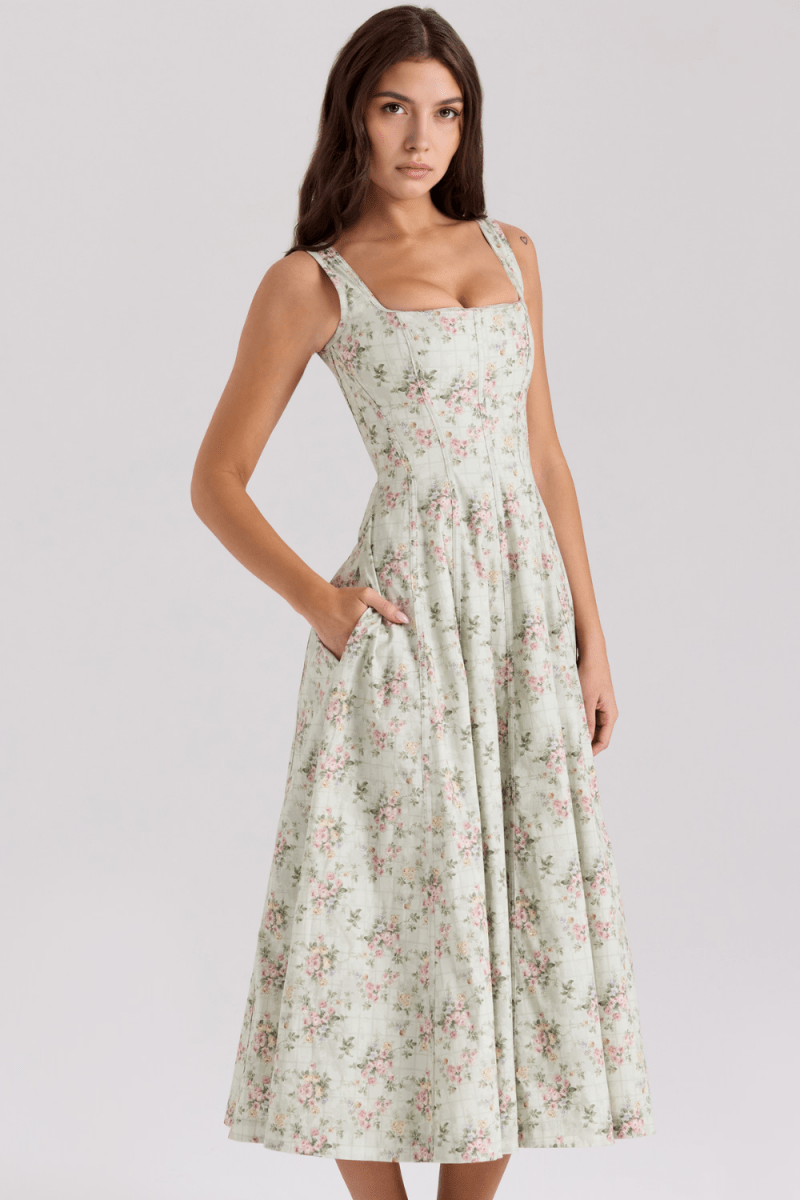 Vestido Bustier Magn33lia - Mariana Modas