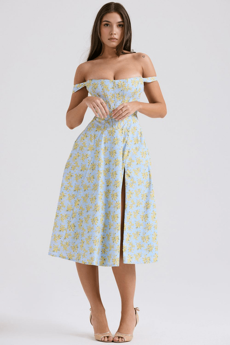 Vestido Bustier Olivia - Mariana Modas