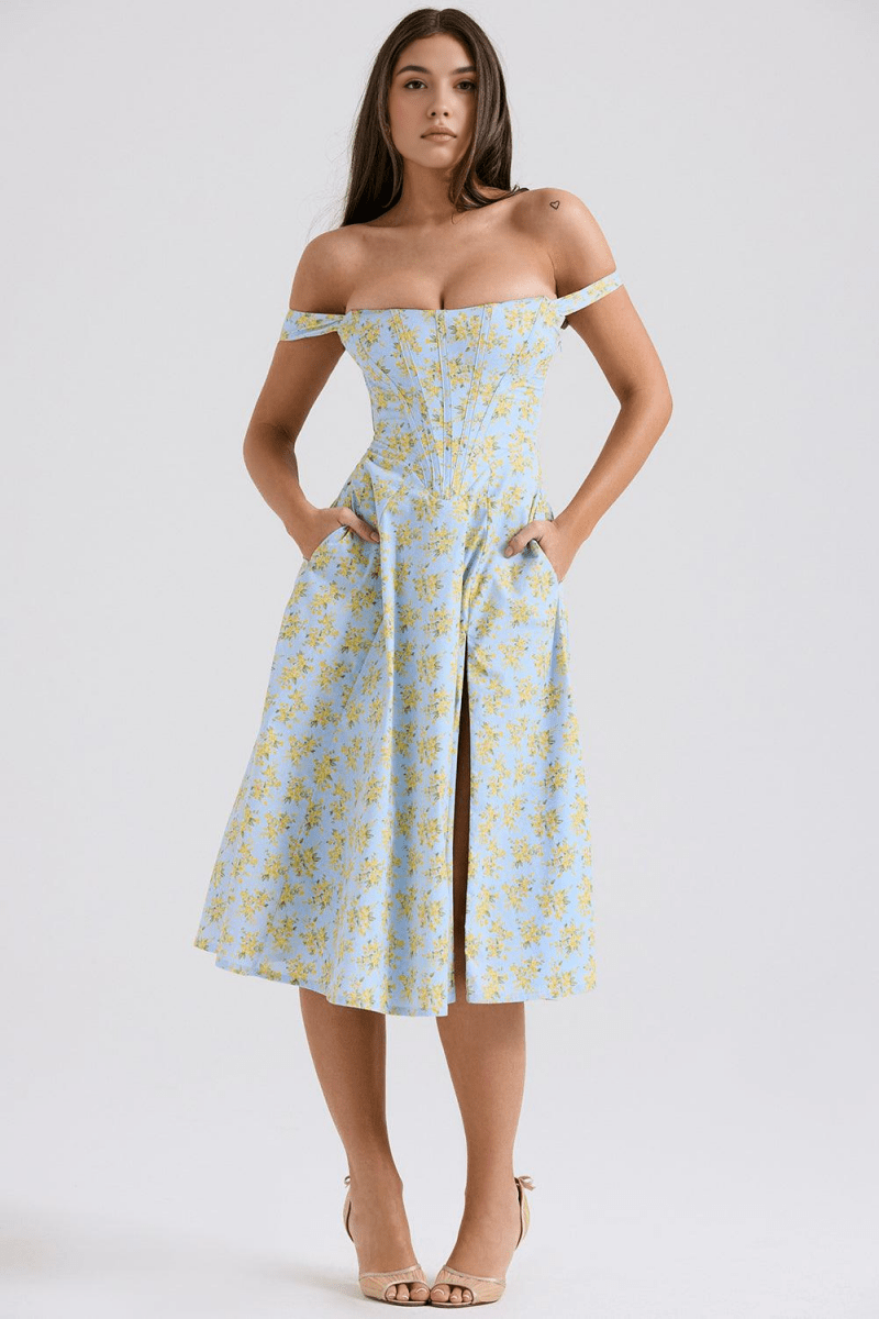 Vestido Bustier Olivia - Mariana Modas