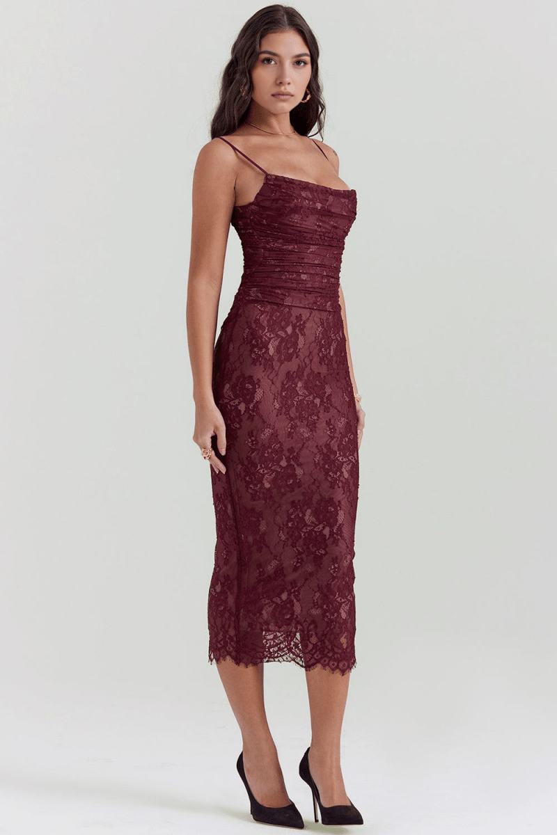 Vestido Corset de Renda Alice - Mariana Modas
