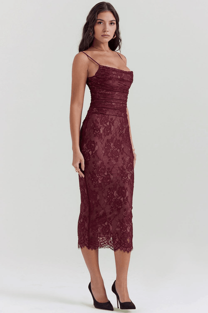 Vestido Corset de Renda Alice - Mariana Modas