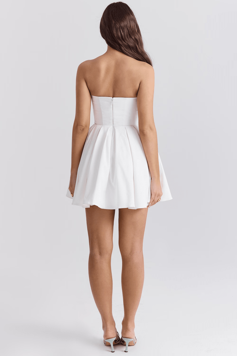 Vestido Curto Celeste - Mariana Modas