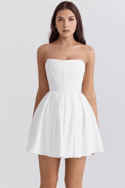 Vestido Curto Celeste - Mariana Modas