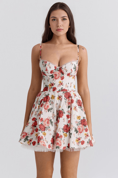 Vestido Curto Cloe - Camada Dupla - Mariana Modas