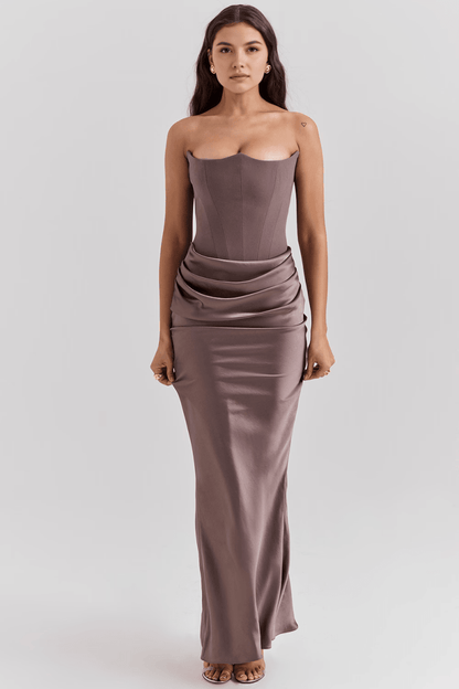 Vestido Longo Modelador Lily - Mariana Modas
