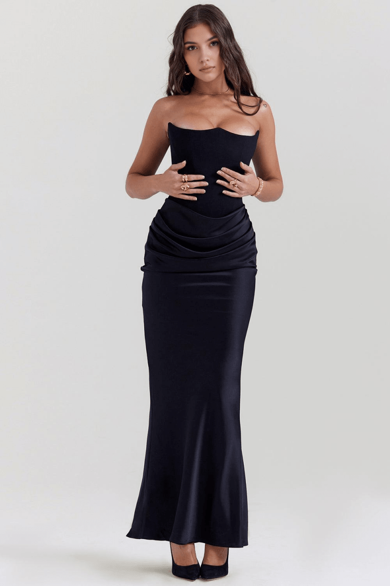Vestido Longo Modelador Lily - Mariana Modas