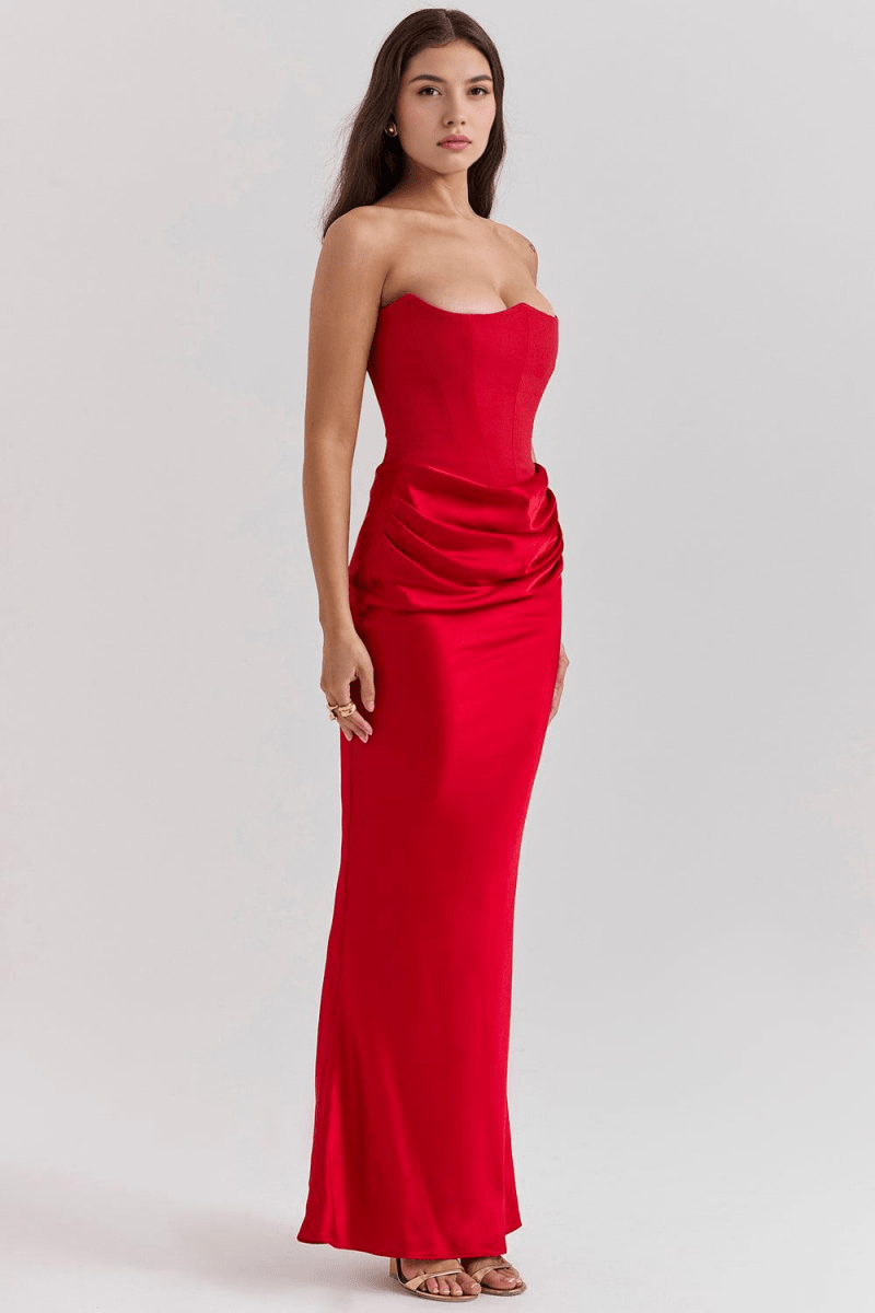 Vestido Longo Modelador Lily - Mariana Modas