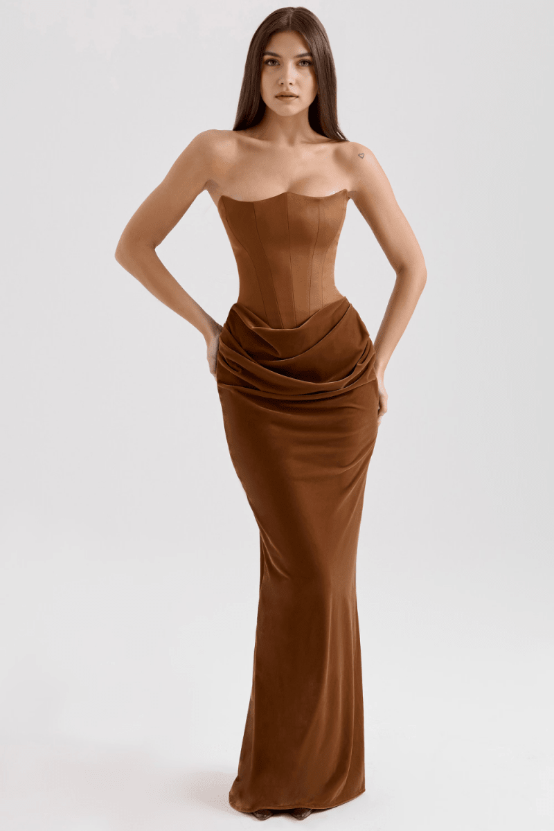 Vestido Longo Modelador Lily - Mariana Modas