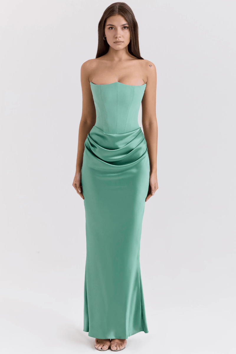 Vestido Longo Modelador Lily - Mariana Modas