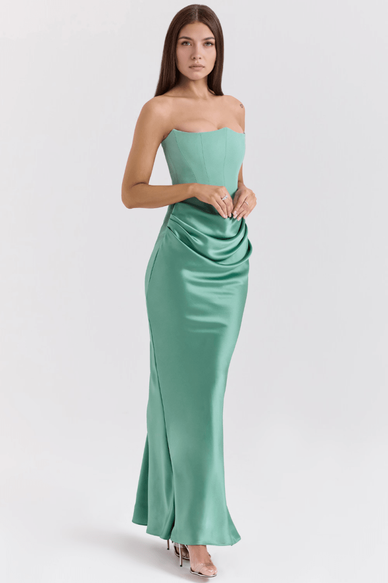 Vestido Longo Modelador Lily - Mariana Modas