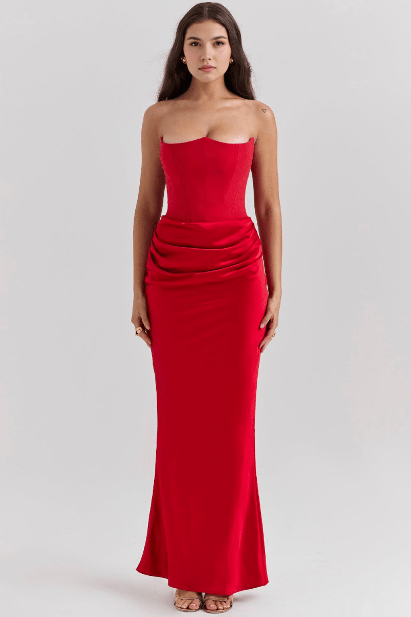 Vestido Longo Modelador Lily - Mariana Modas