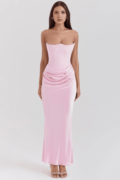 Vestido Longo Modelador Lily - Mariana Modas