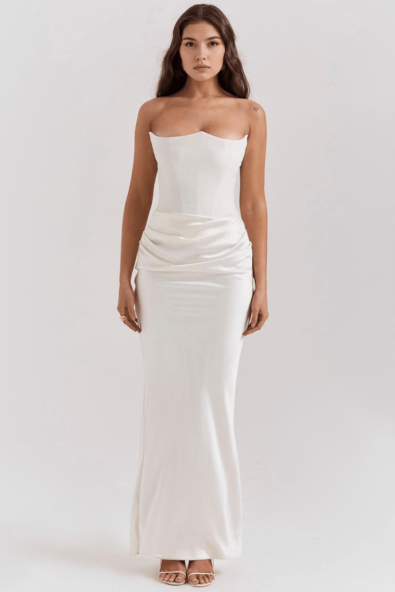 Vestido Longo Modelador Lily - Mariana Modas