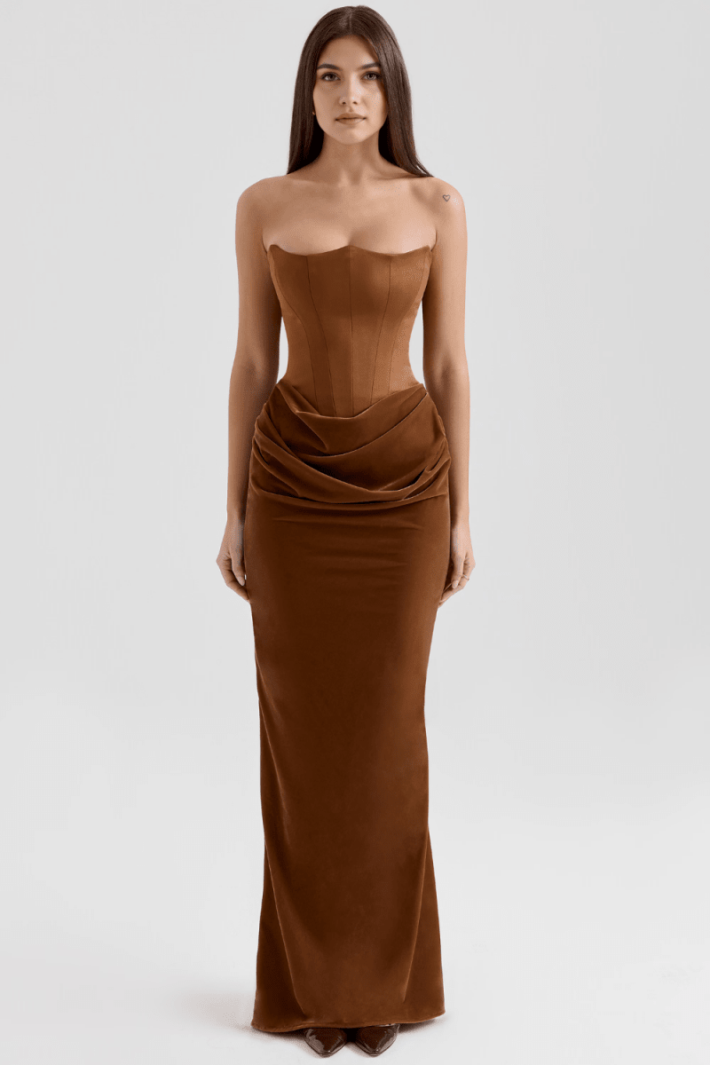 Vestido Longo Modelador Lily - Mariana Modas