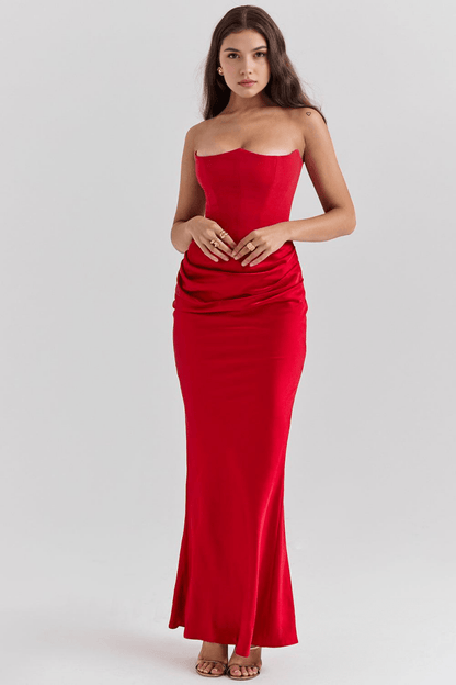 Vestido Longo Modelador Lily - Mariana Modas