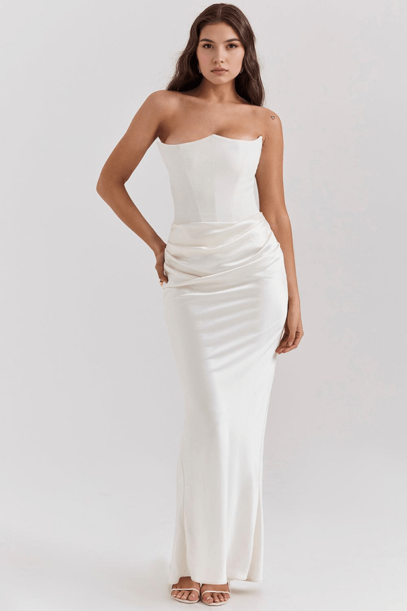 Vestido Longo Modelador Lily - Mariana Modas