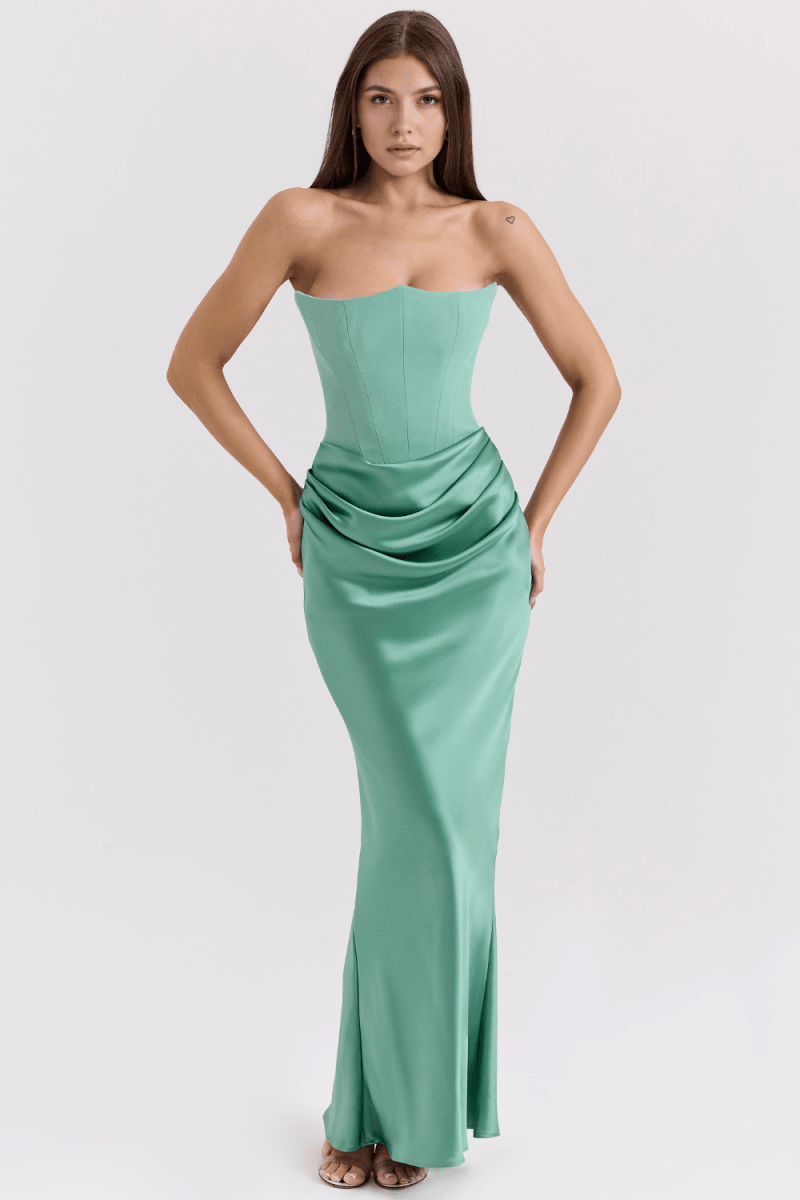 Vestido Longo Modelador Lily - Mariana Modas
