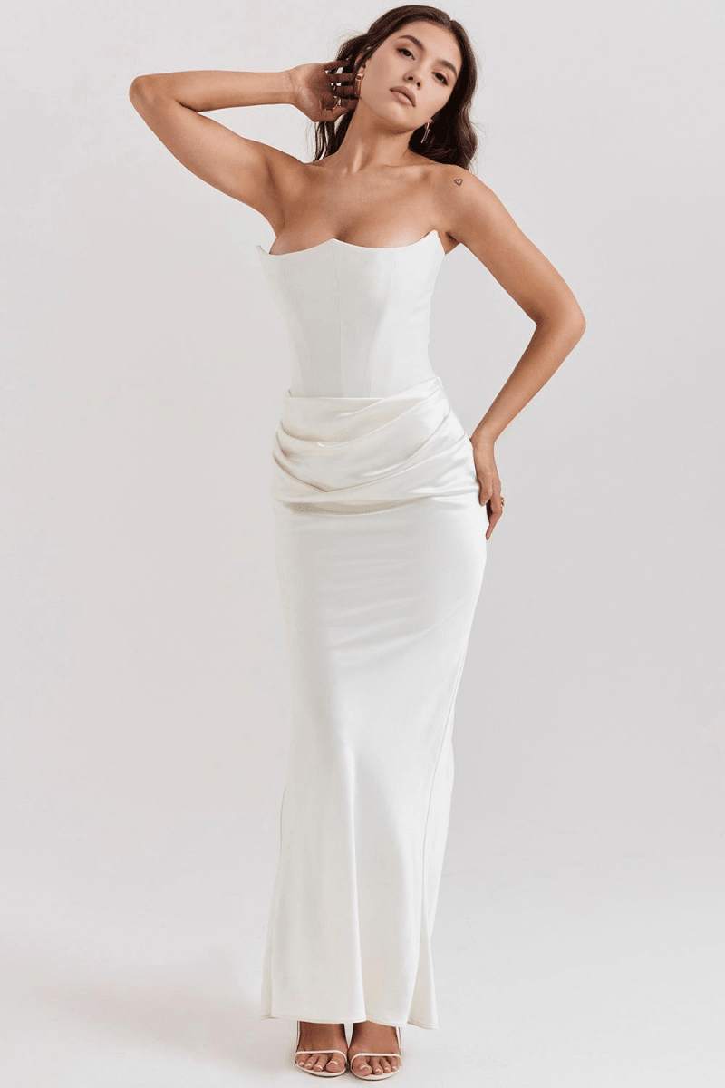 Vestido Longo Modelador Lily - Mariana Modas