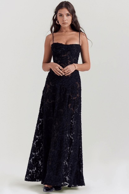 Vestido Longo Selena - Mariana Modas
