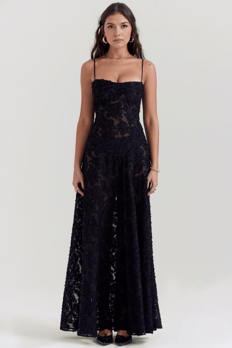 Vestido Longo Selena - Mariana Modas