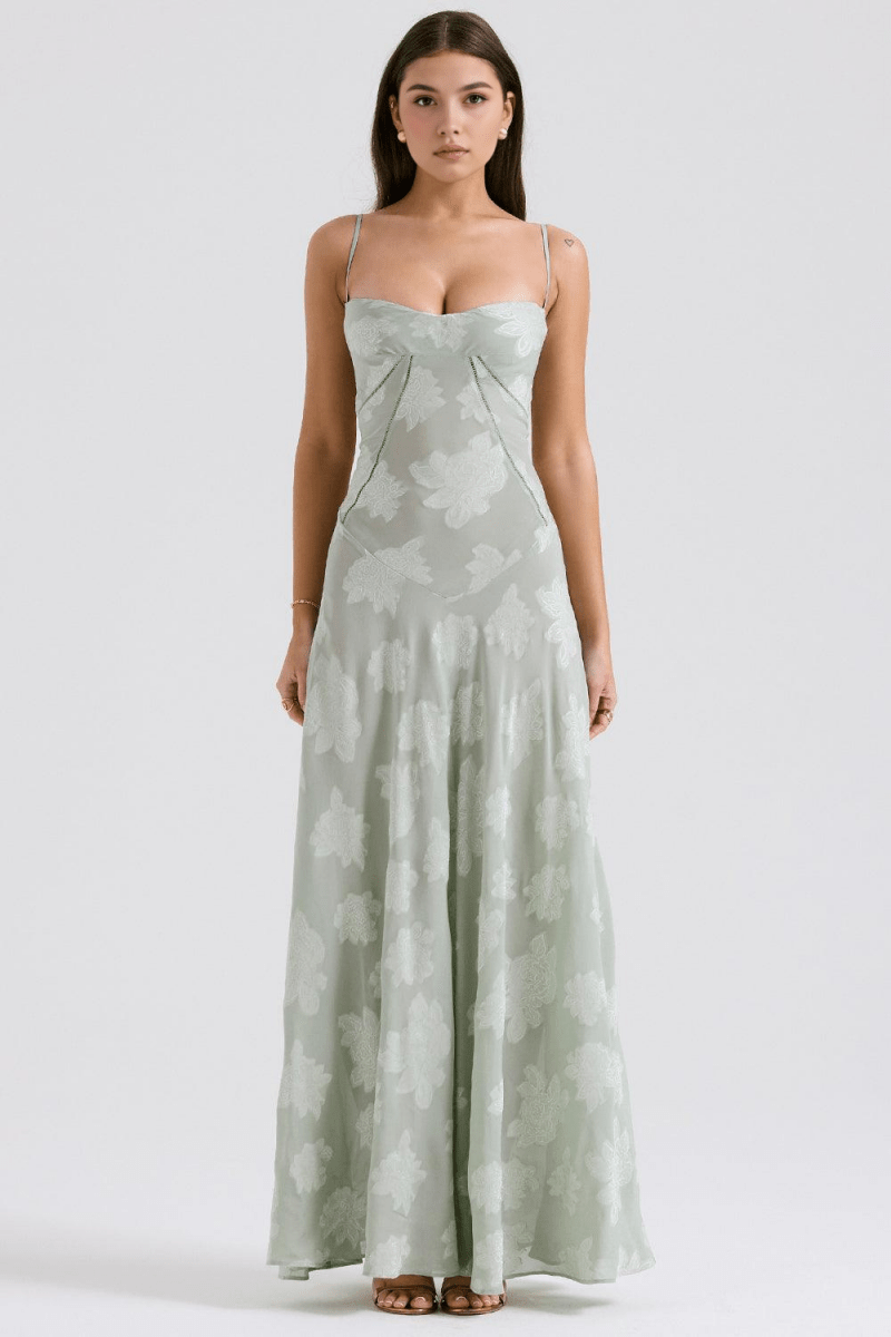 Vestido Longo Selena - Mariana Modas