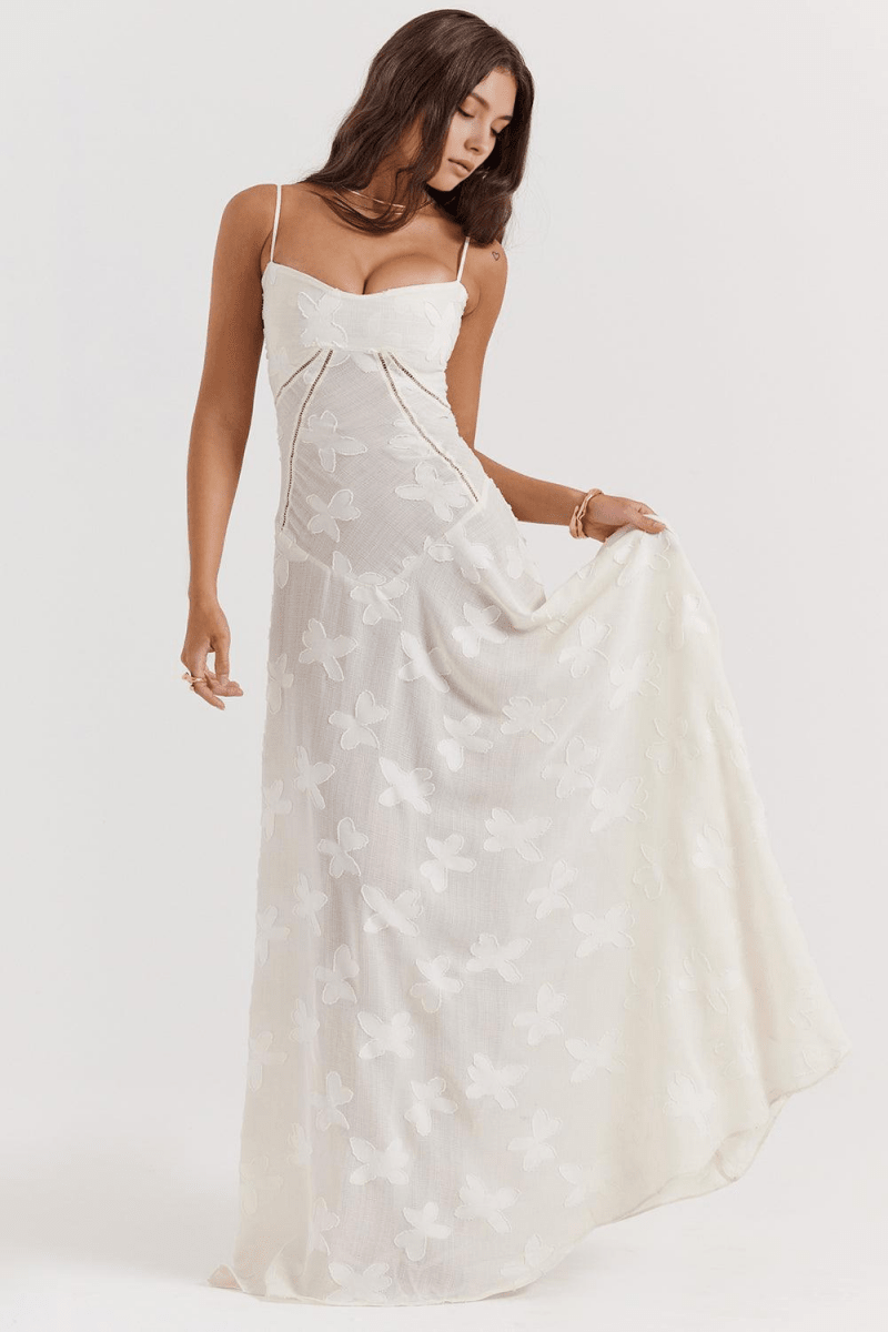 Vestido Longo Selena - Mariana Modas