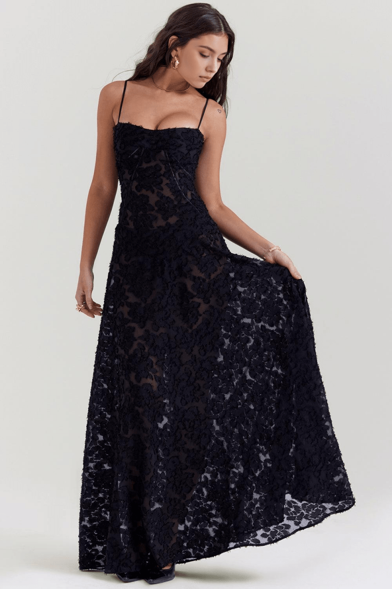 Vestido Longo Selena - Mariana Modas