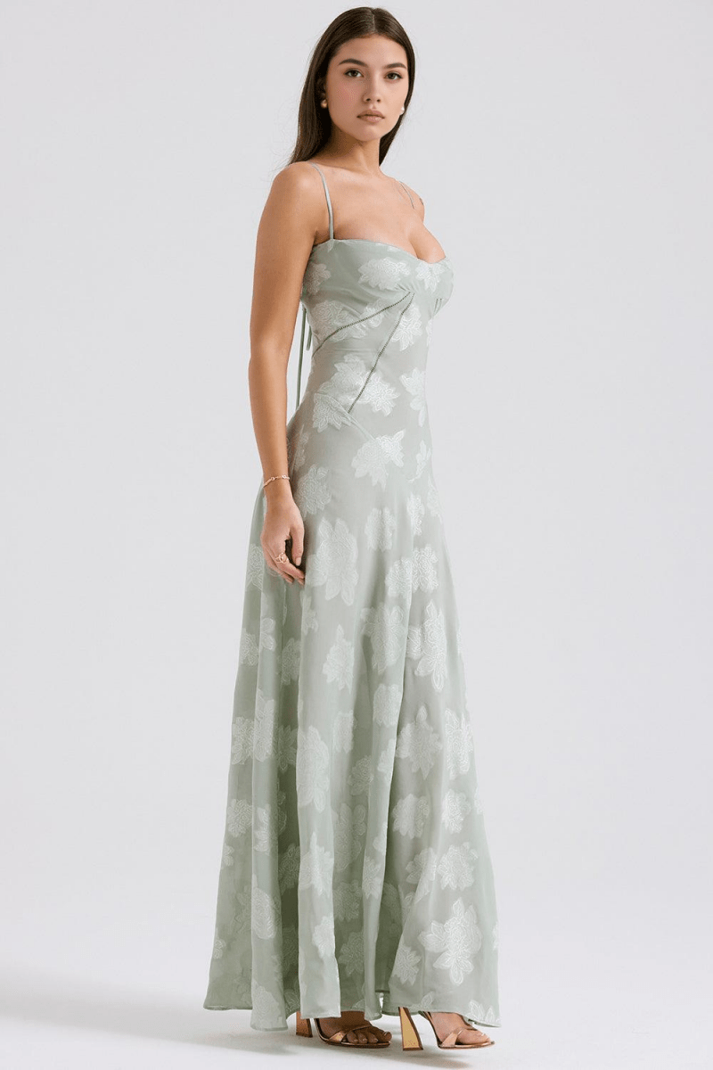 Vestido Longo Selena - Mariana Modas