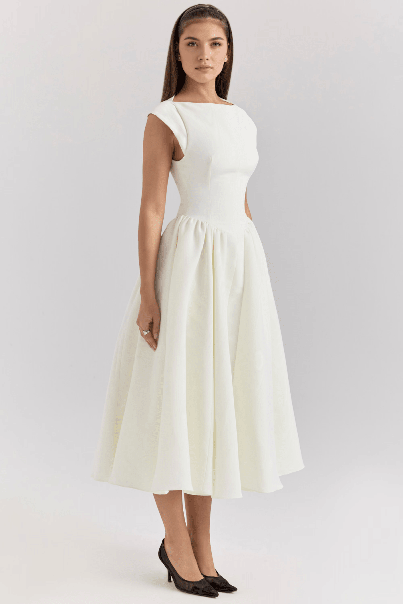 Vestido Midi Agnes - Mariana Modas
