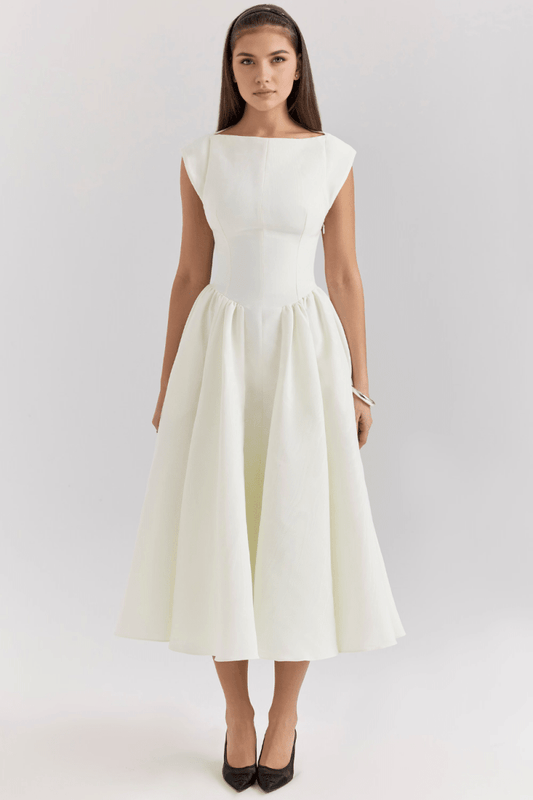 Vestido Midi Agnes - Mariana Modas