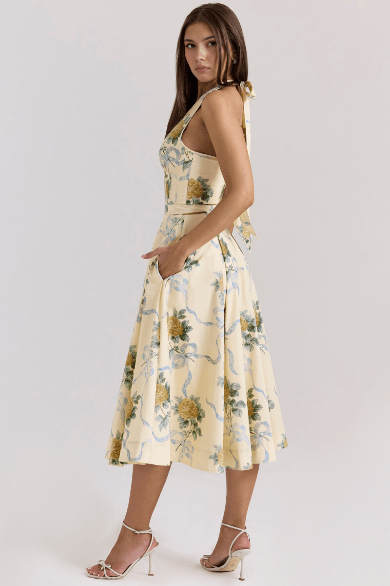 Vestido Midi Bianca - Mariana Modas