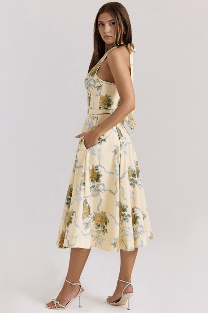 Vestido Midi Bianca - Mariana Modas